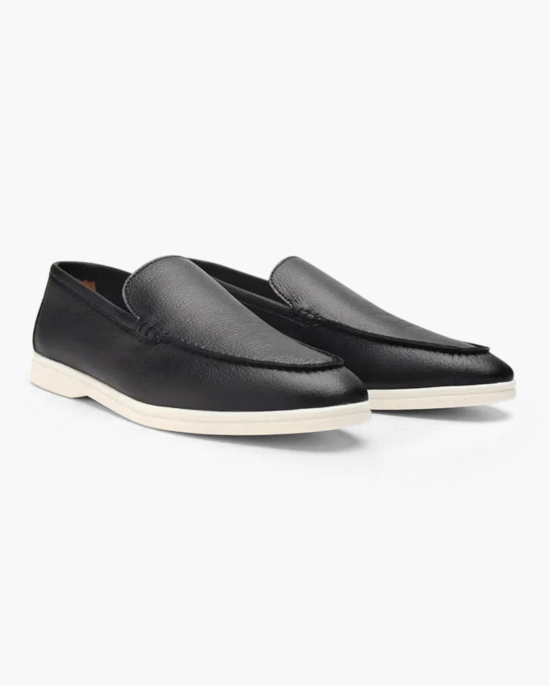Silke København | Old Money Cowhide Leather Loafers