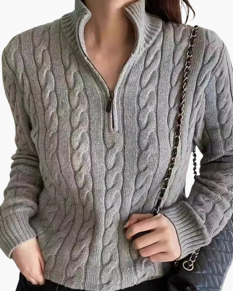 Silke København | Dame Verbier Half Zip Sweater