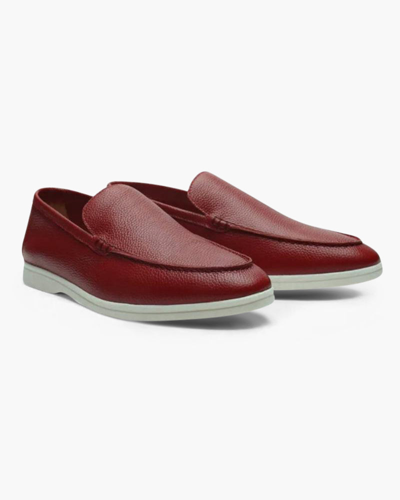 Silke København | Old Money Cowhide Leather Loafers