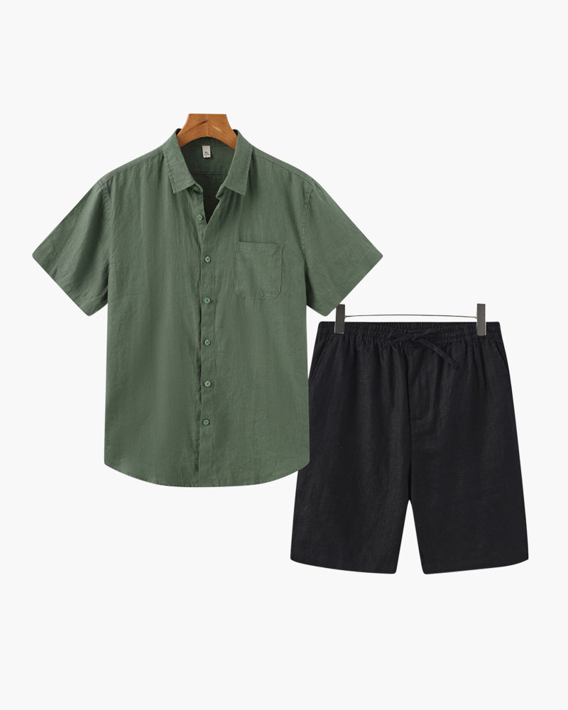 Silke Københaven | Old Money Linned Kombo (Shorts)