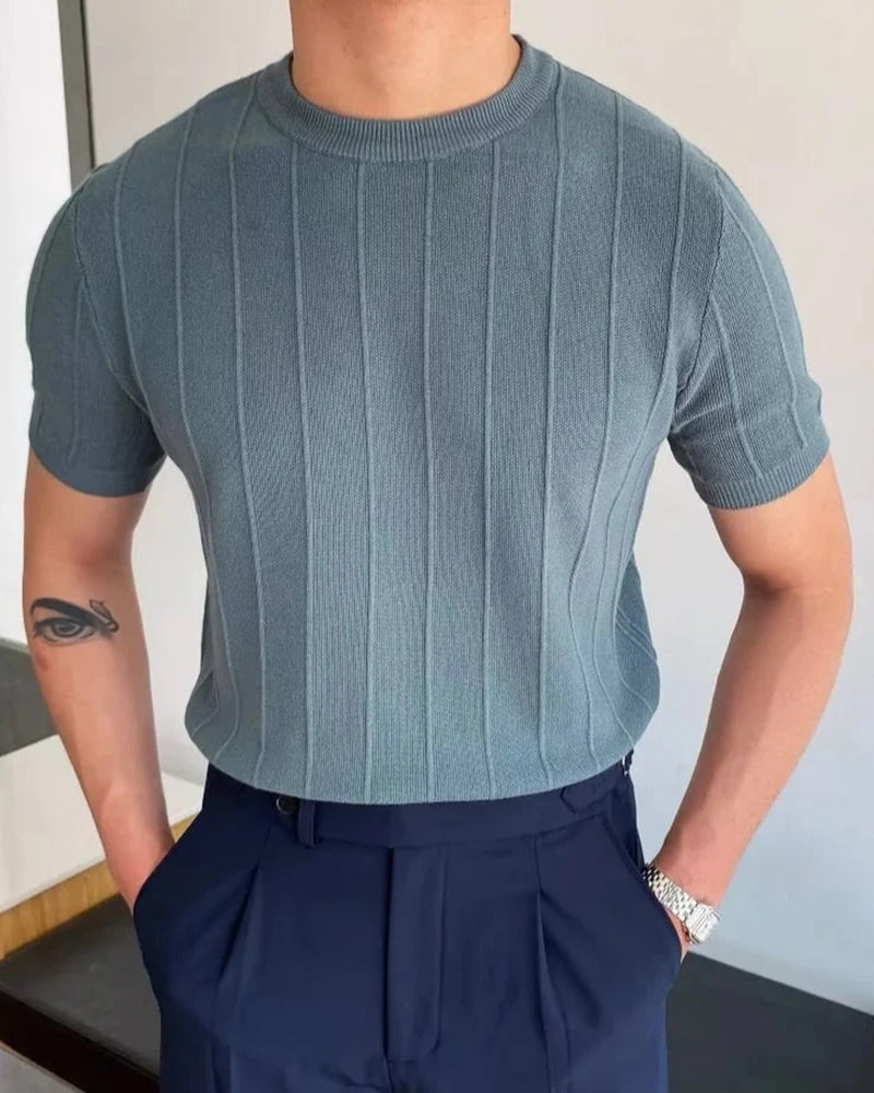 Silke Københaven | Cannes Ribbet T-shirt