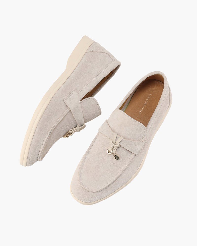 Silke København | Old Money Dame Loafers i Ruskind