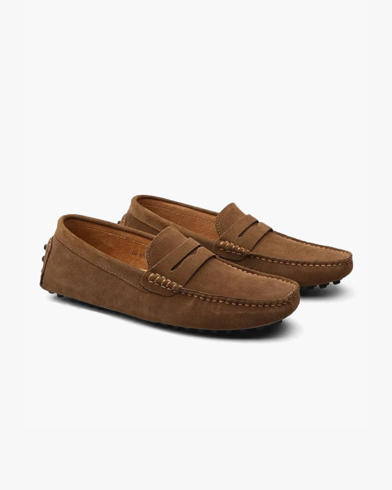 Silke København | Suede Driver Loafers