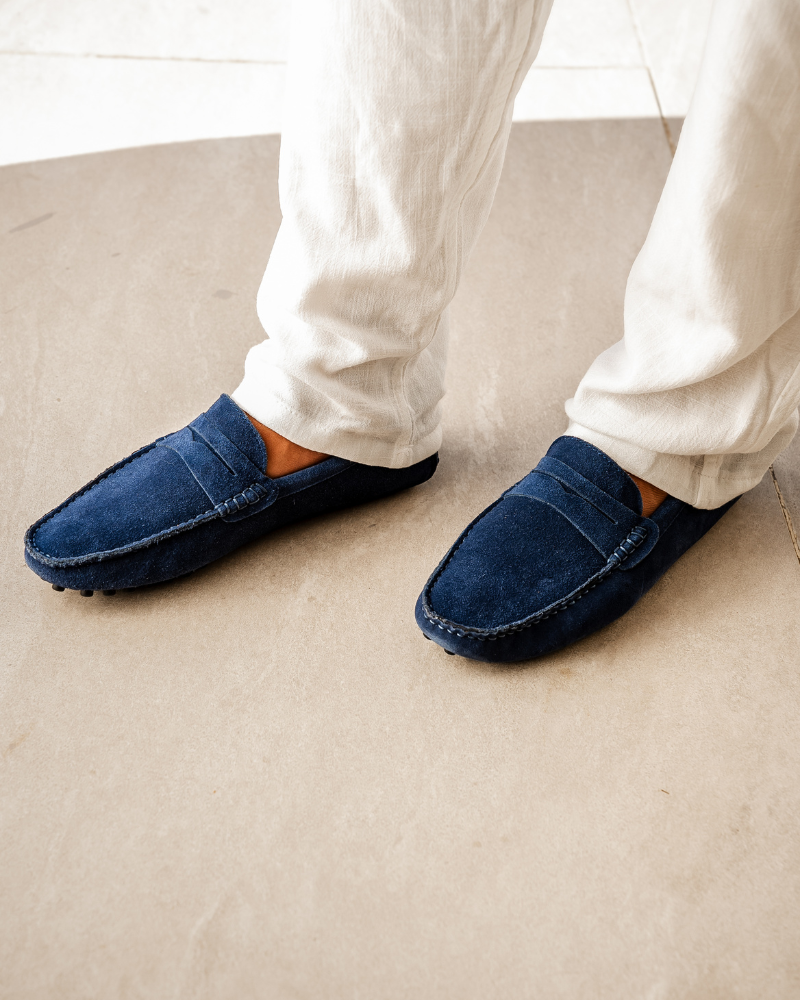 Silke København | Suede Driver Loafers