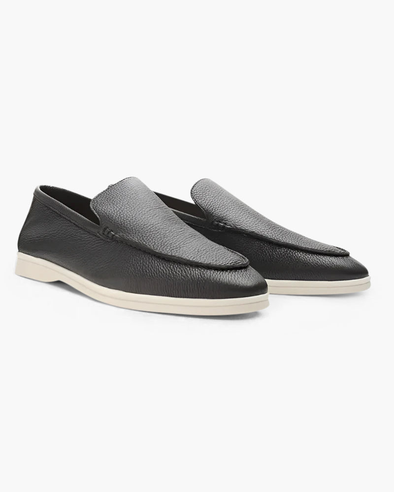 Silke København | Old Money Cowhide Leather Loafers