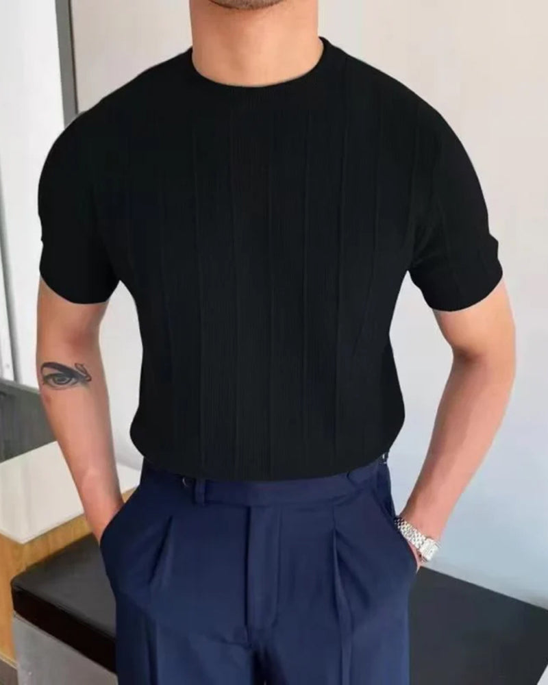 Silke Københaven | Cannes Ribbet T-shirt