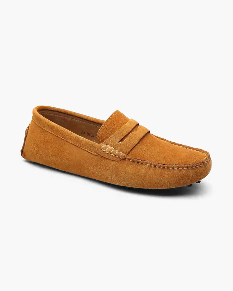 Silke København | Suede Driver Loafers