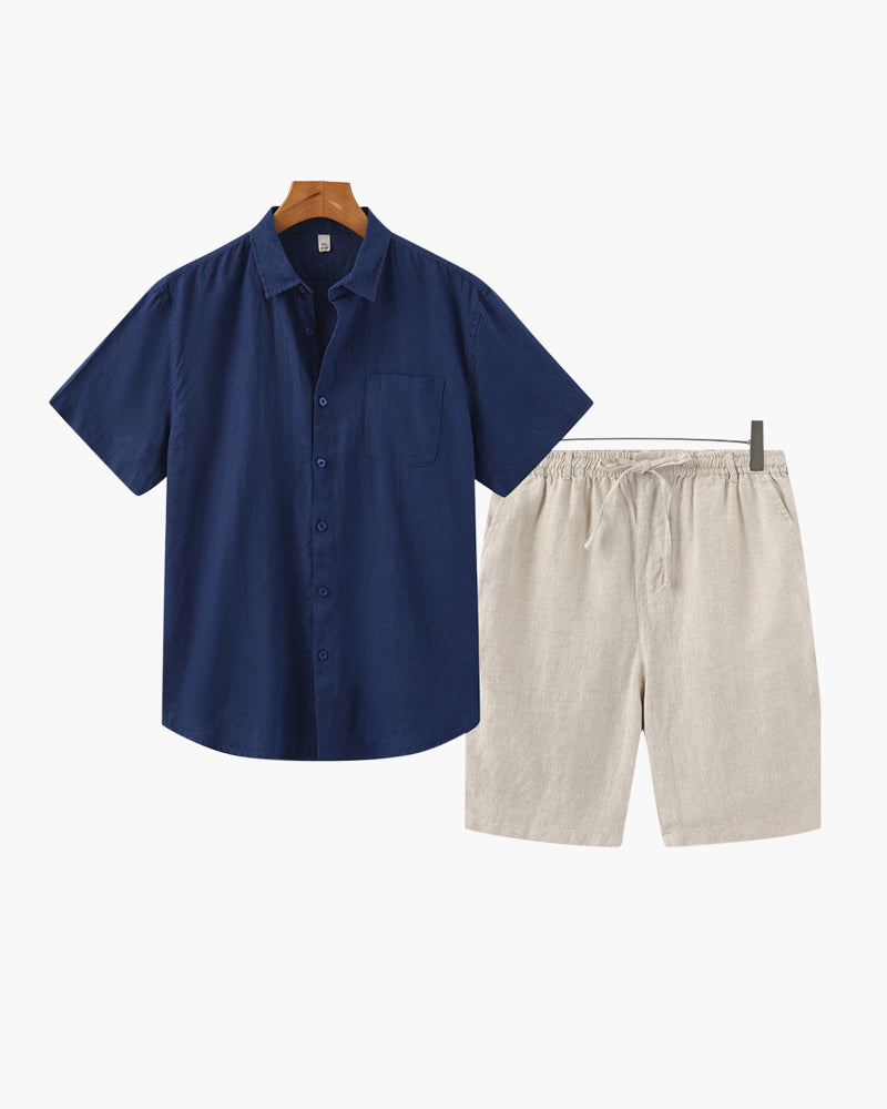 Silke Københaven | Old Money Linned Kombo (Shorts)