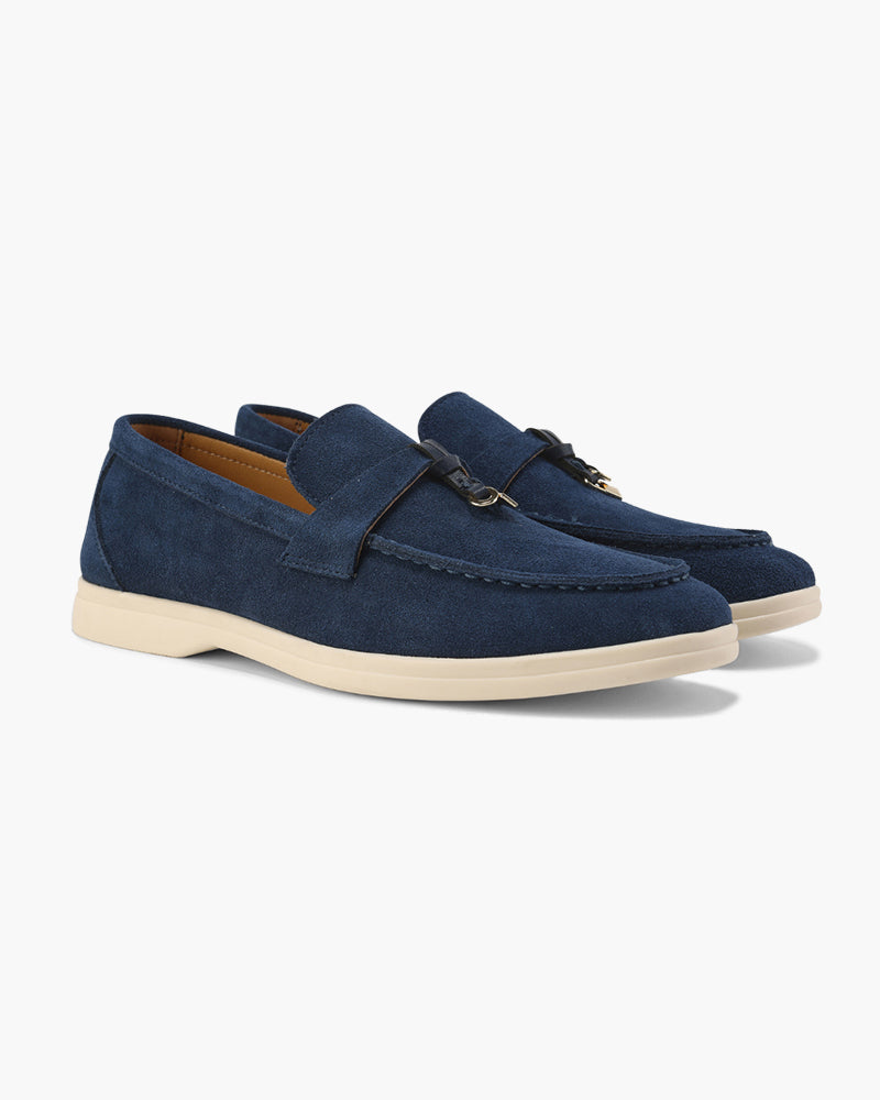 Silke København | Old Money Dame Loafers i Ruskind