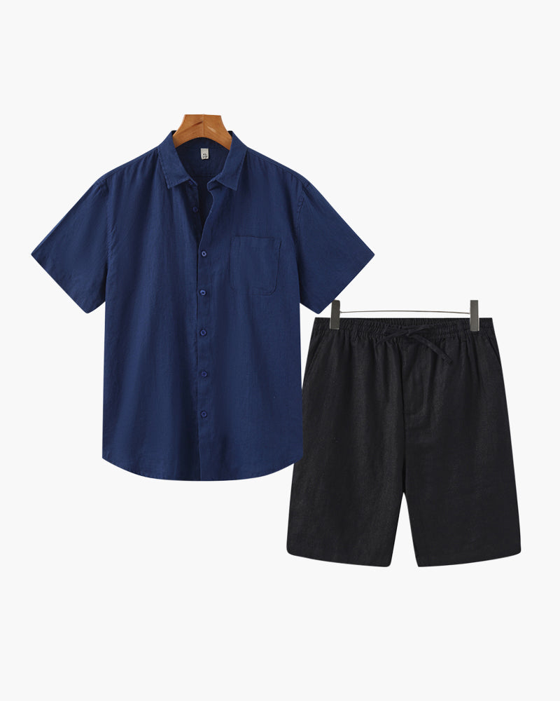 Silke Københaven | Old Money Linned Kombo (Shorts)