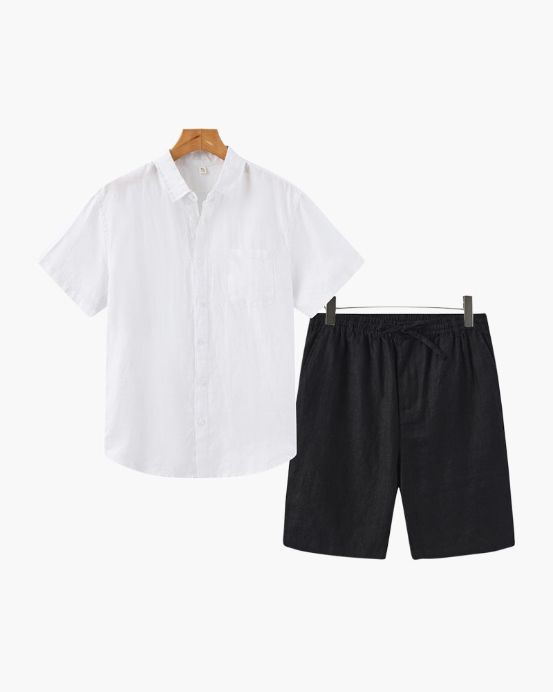 Silke Københaven | Old Money Linned Kombo (Shorts)