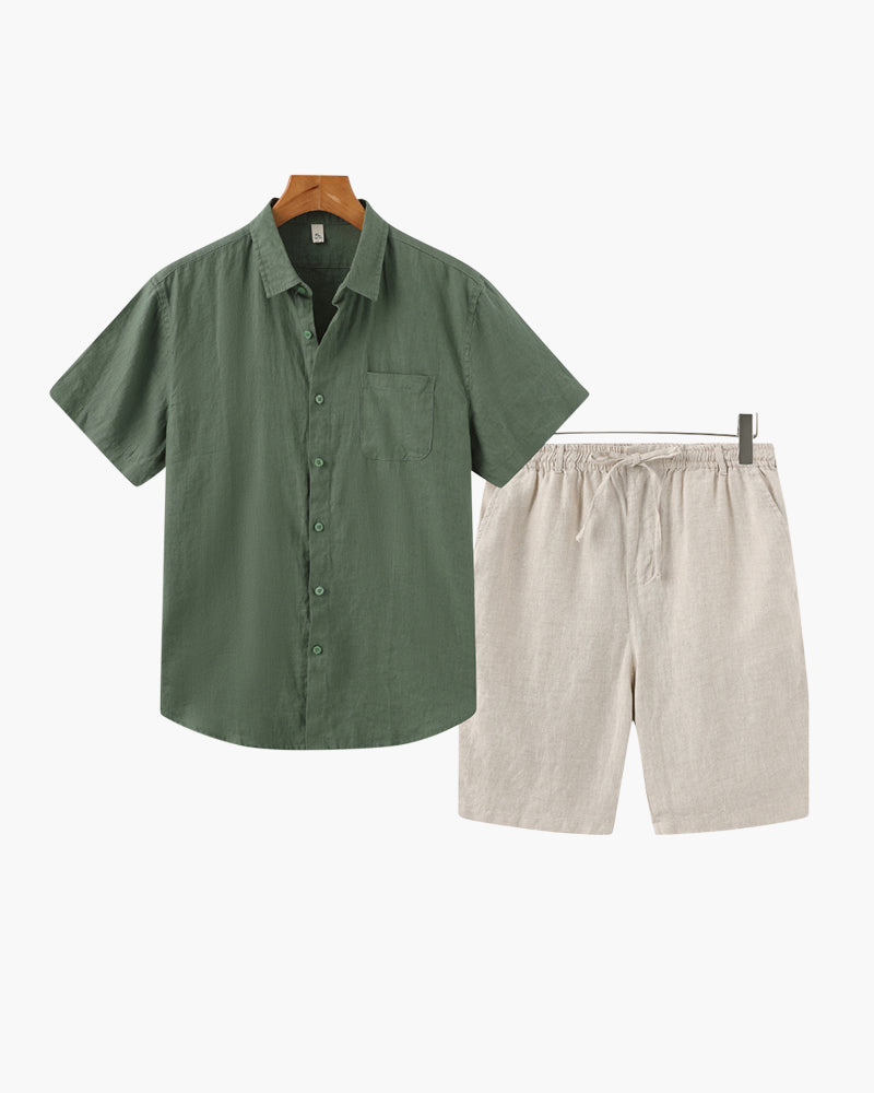Silke Københaven | Old Money Linned Kombo (Shorts)