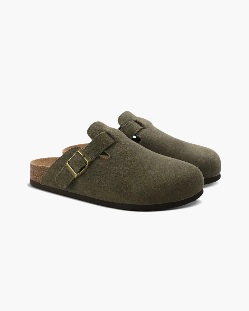 Silke København | Old Money Suede Træsko